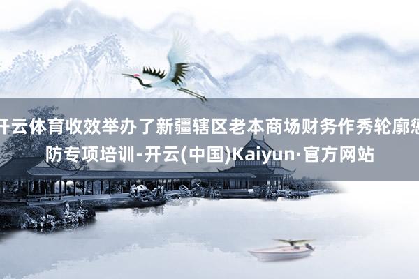 开云体育收效举办了新疆辖区老本商场财务作秀轮廓惩防专项培训-开云(中国)Kaiyun·官方网站