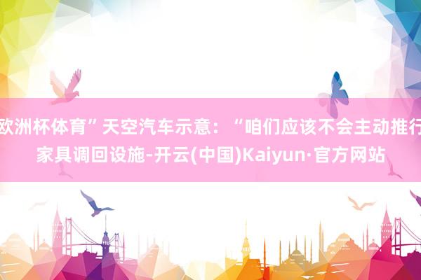 欧洲杯体育”天空汽车示意：“咱们应该不会主动推行家具调回设施-开云(中国)Kaiyun·官方网站