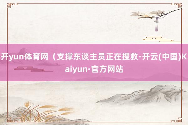 开yun体育网（支撑东谈主员正在搜救-开云(中国)Kaiyun·官方网站