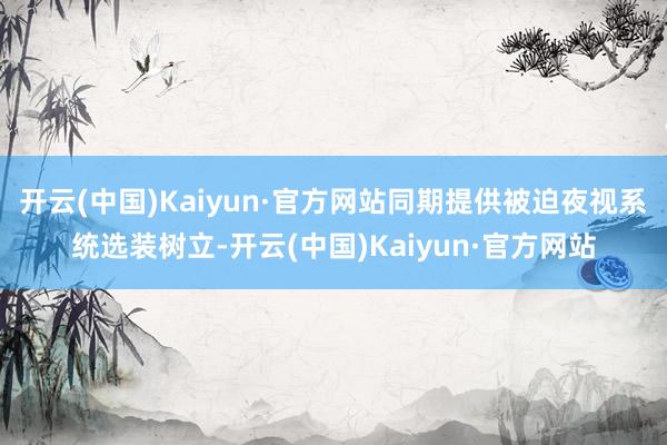 开云(中国)Kaiyun·官方网站同期提供被迫夜视系统选装树立-开云(中国)Kaiyun·官方网站